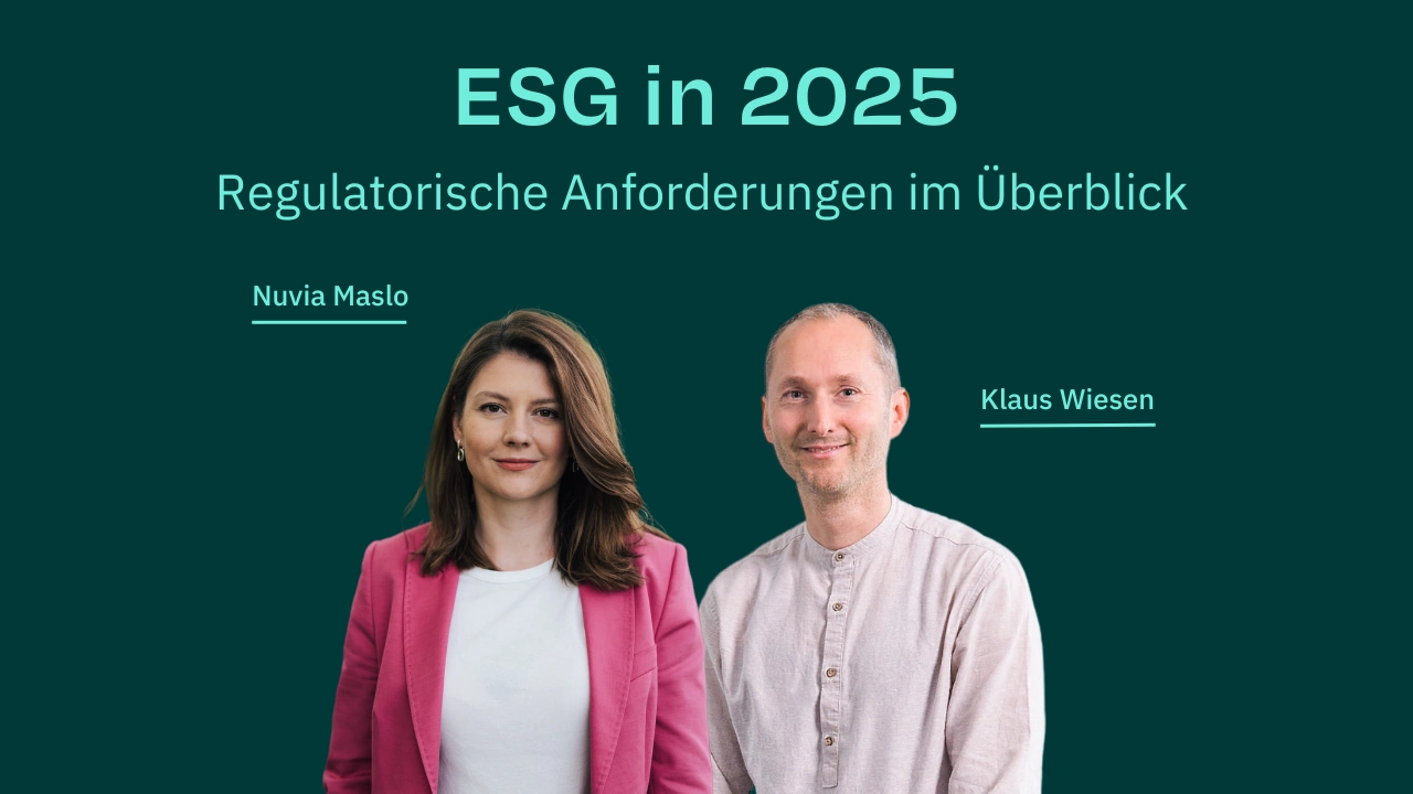 Webinar ESG-Regulatorik 2025