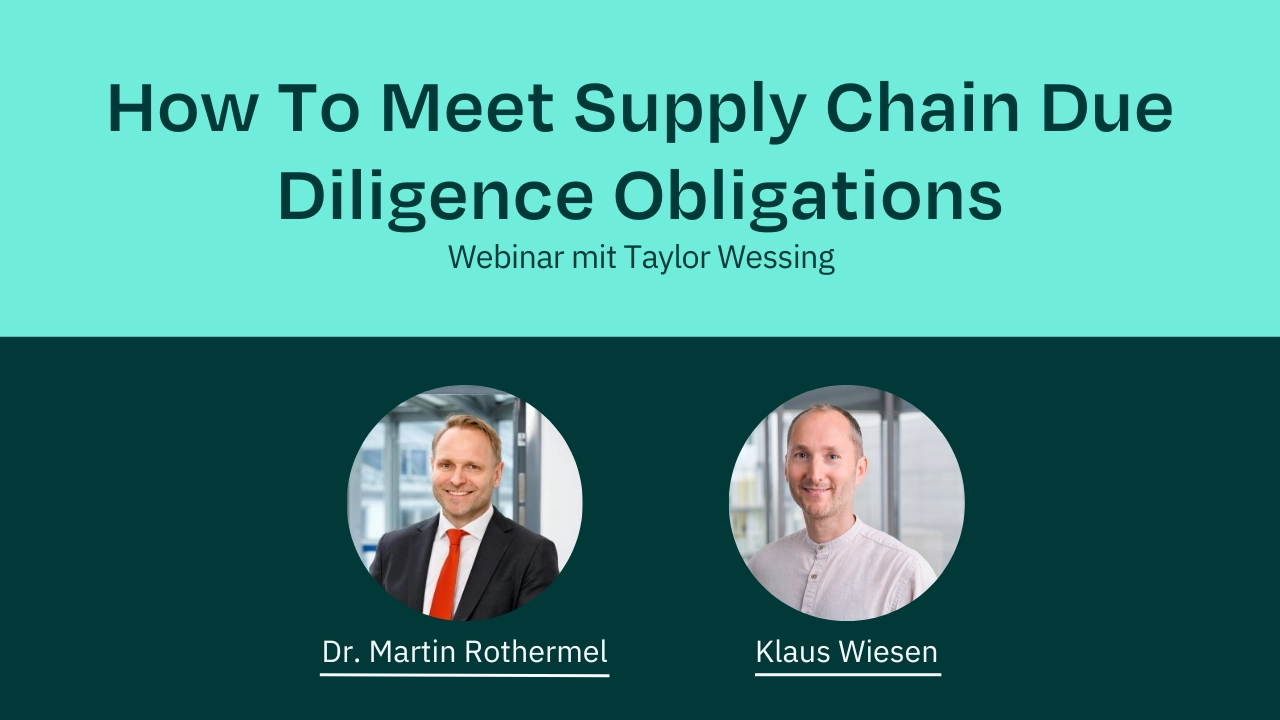 Webinar Due Dilligence Supply Chain