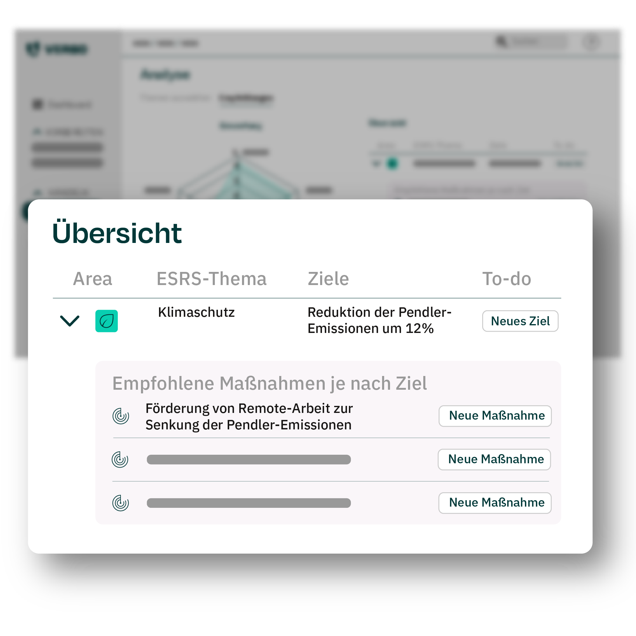 Action Navigator: ESG-Maßnahmenvorschläge
