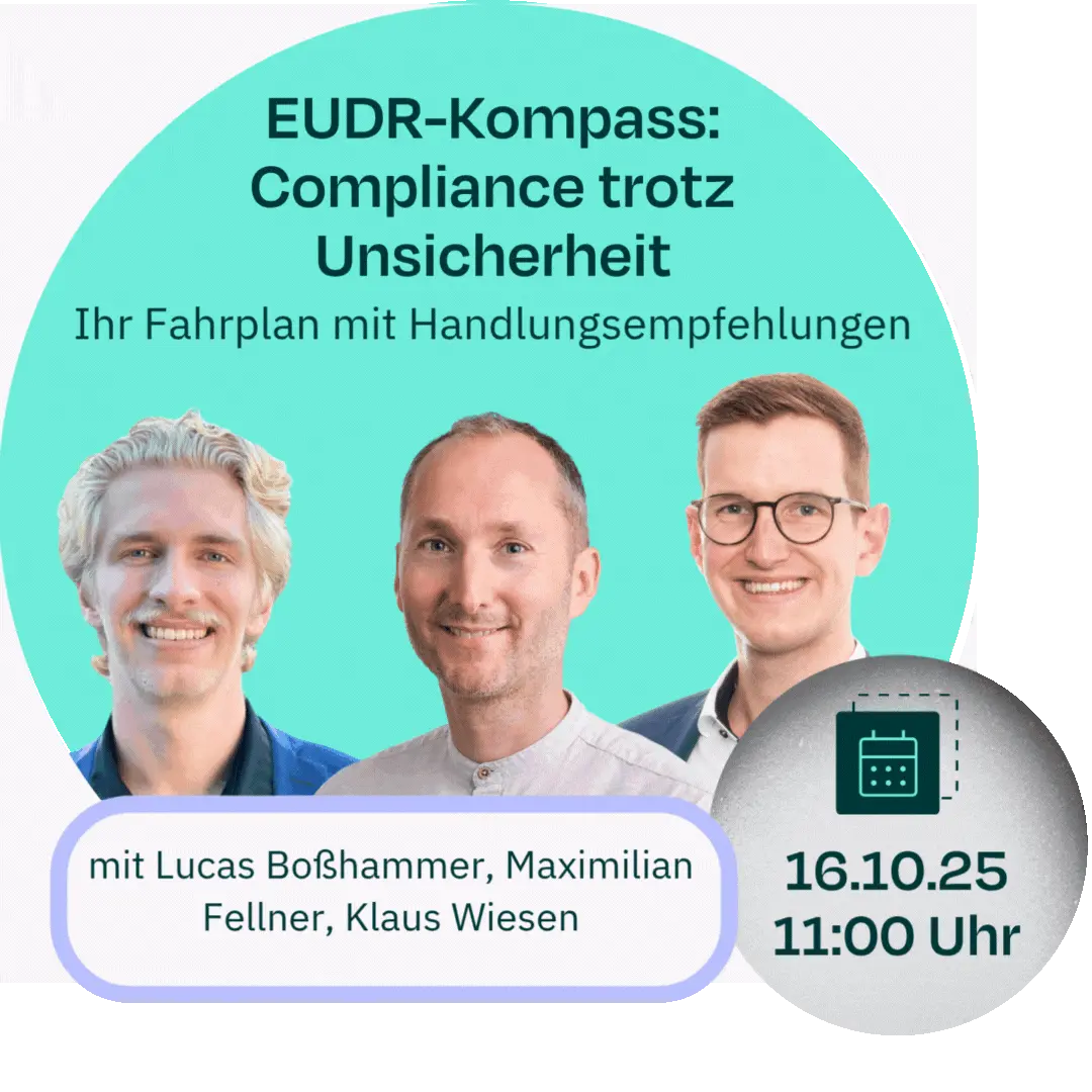 EUDR-Webinar mit Funk und VERSO am 16.10. EUDR-Webinar mit Funk und VERSO am 16.10.