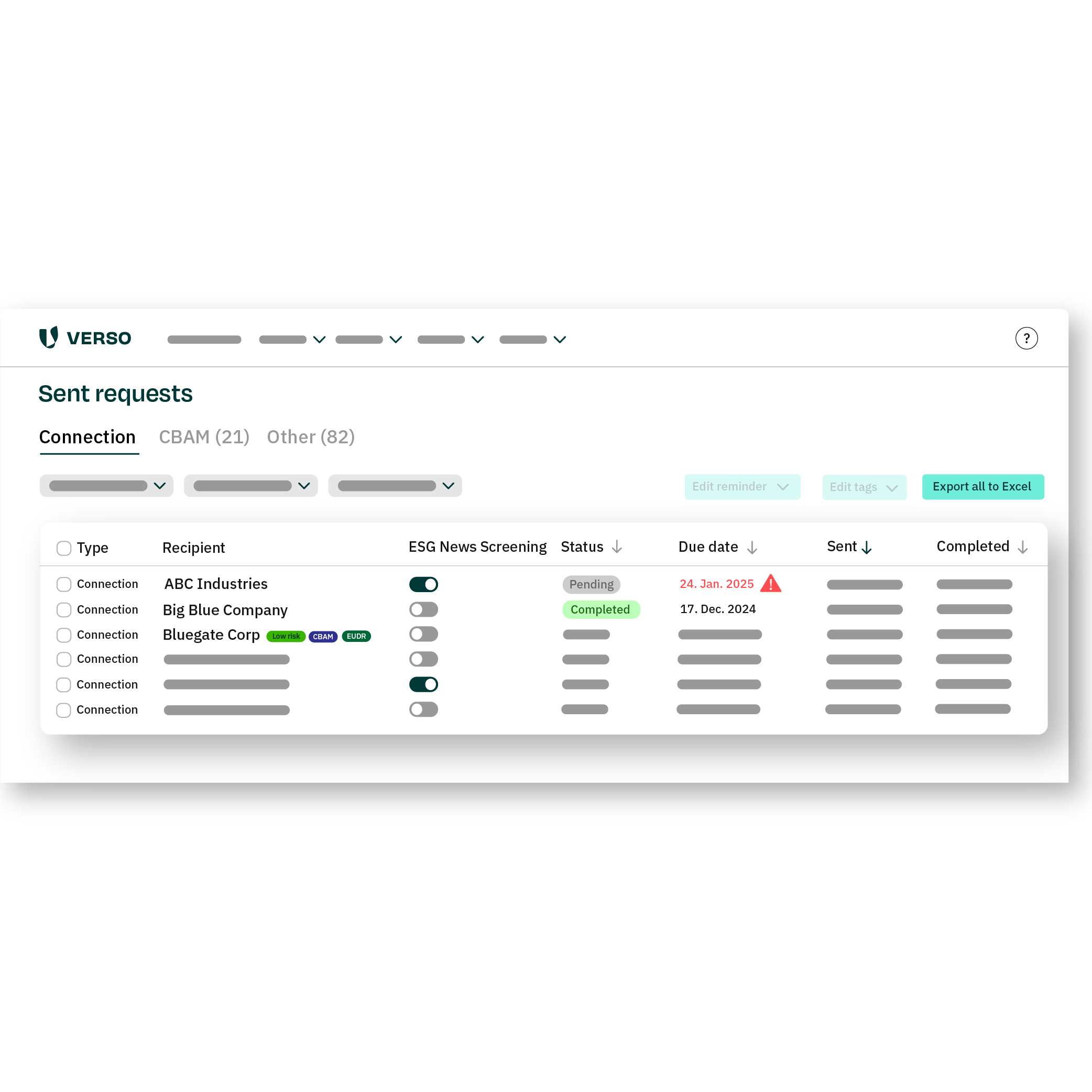 Supplier Management with the VERSO Supply Chain Hub