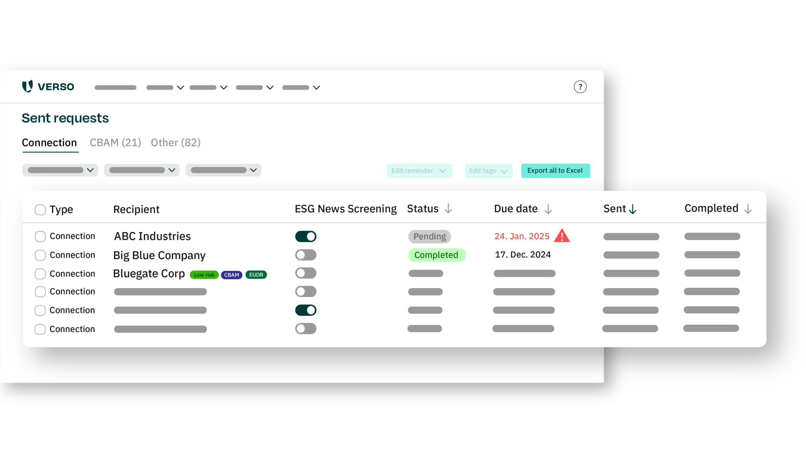 Supplier Management with the VERSO Supply Chain Hub