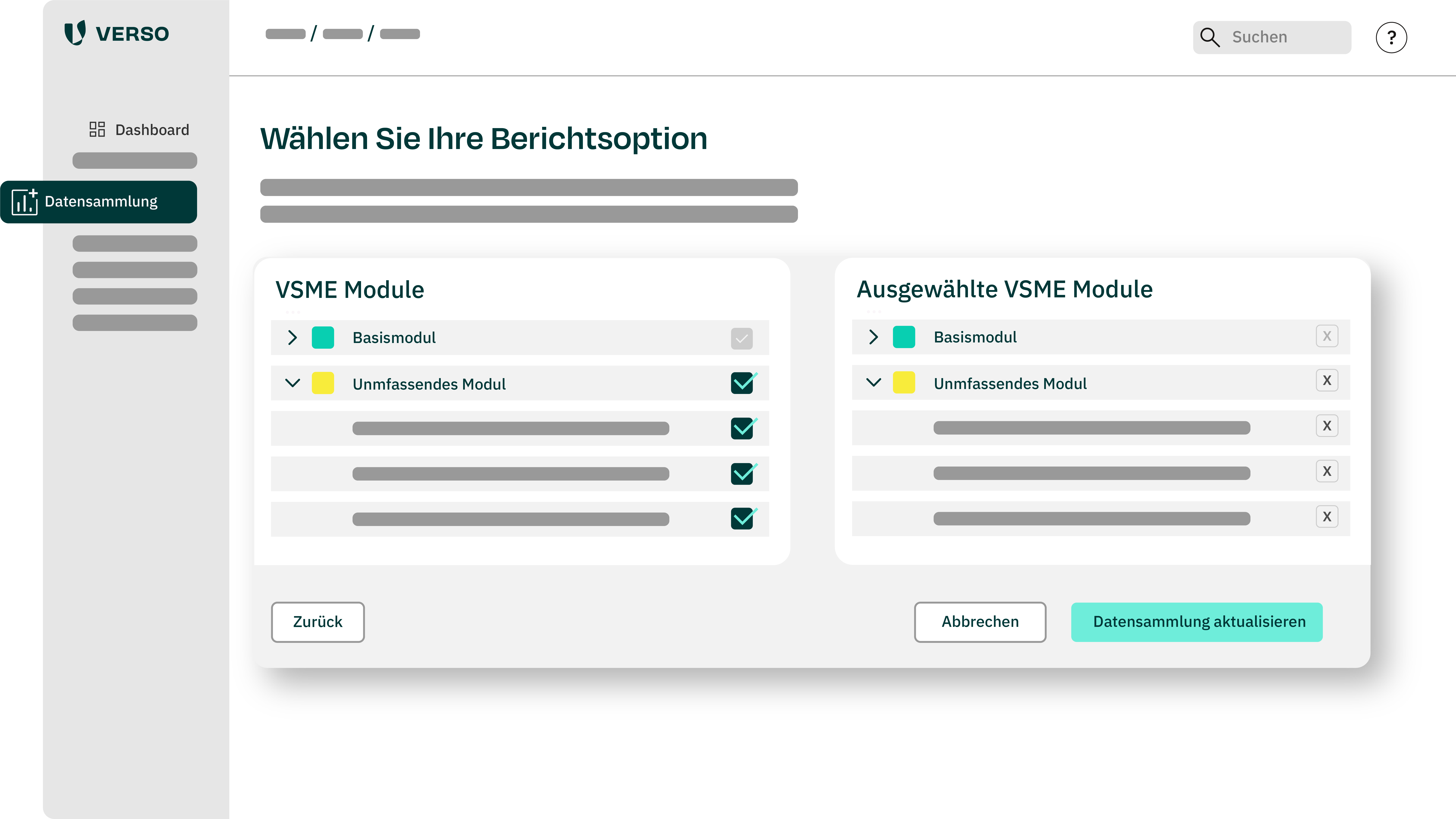 ESG Bericht nach VSME mit VERSO